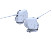 Photo of Mk.45 Mod 2 5inch/54 62 Cal Naval Gun Set 1:700 Scale 3D printed resin model by HS Model HSM-U700016S