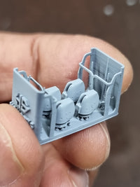 Mk.45 Mod2 5inch/54, 62cal Naval Gun (4pcs) 1:700 HS Model (HSM-U700016S)