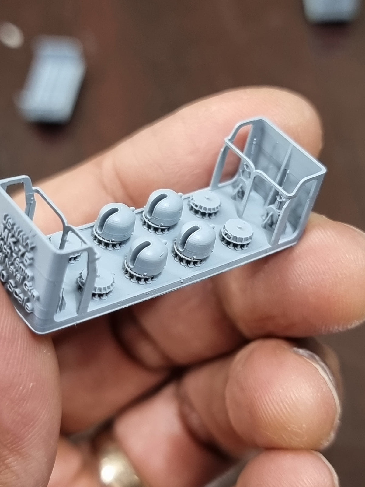 Photo of Mk.75 76mm/62cal Naval Gun 1:700 scale 3D printed resin model set by HS Model