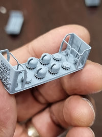 Photo of Mk.75 76mm/62cal Naval Gun 1:700 scale 3D printed resin model set by HS Model