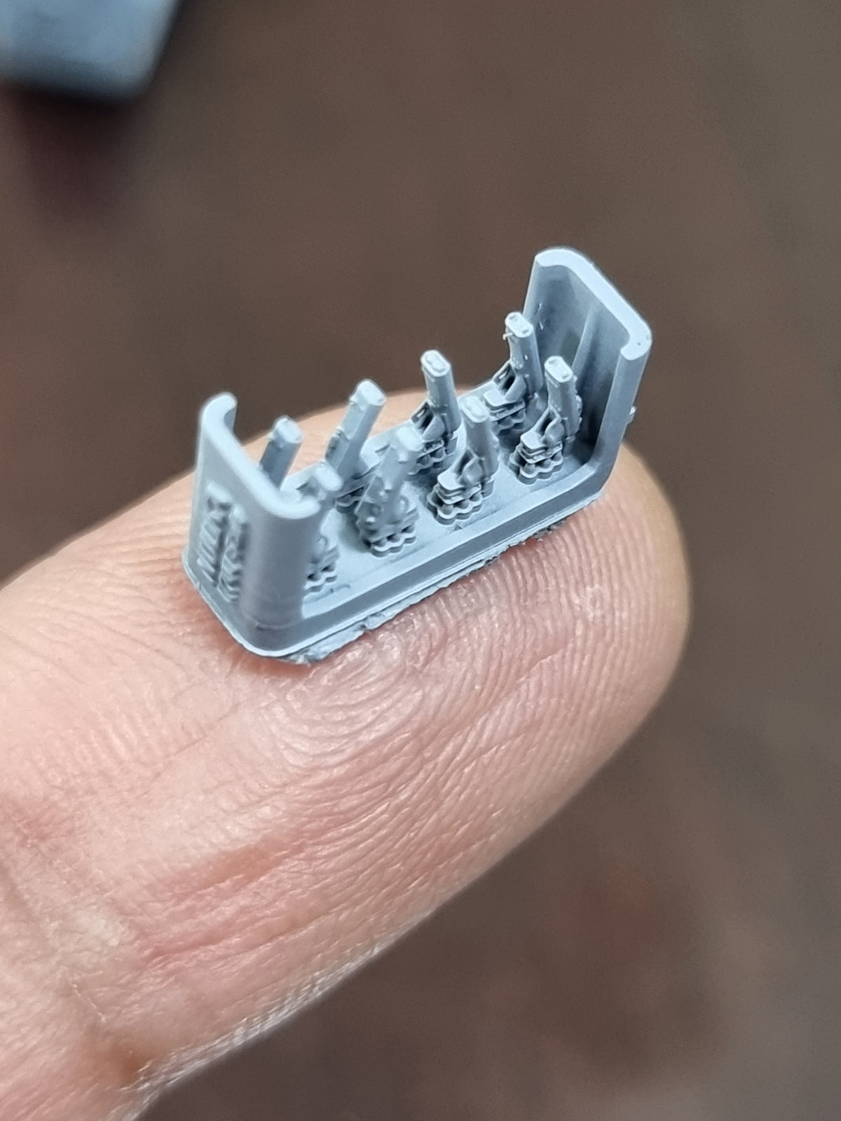 Photo of NULKA Mk.53 Decoy Launching System 1:700 HS Model HSM-U700012S 3D printed resin parts