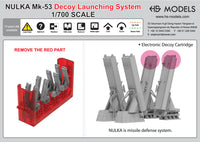 Photo of NULKA Mk.53 Decoy Launching System 1:700 HS Model HSM-U700012S 3D printed resin parts