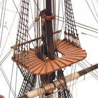 Photo of OcCre Santísima Trinidad wooden model ship kit 1:90 scale, detailed Spanish warship model