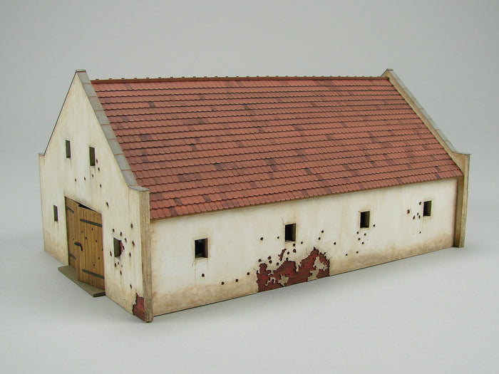 Photo of Old Workshop 1:87 Scale Vessel Railway Miniatures Laser-Cut Card Model Kit assembled building