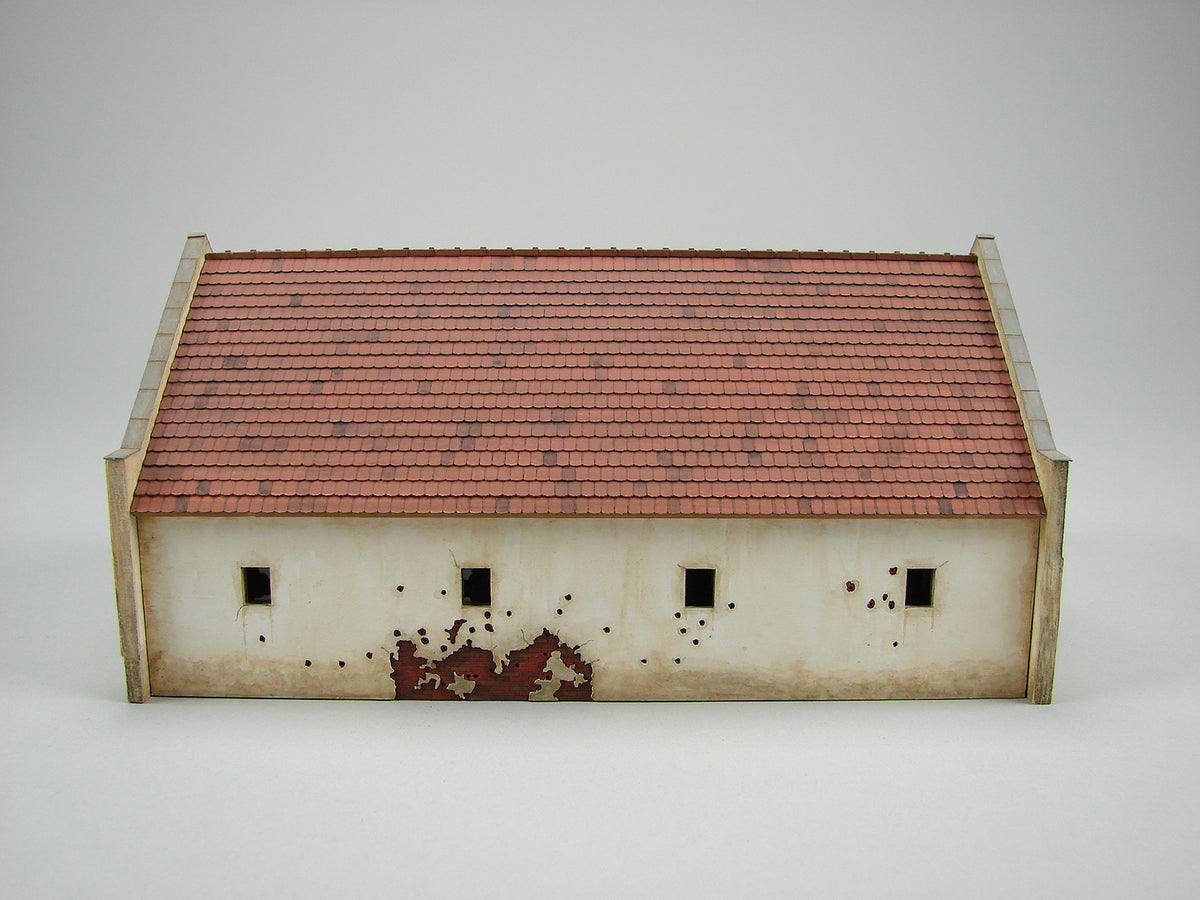Photo of Old Workshop 1:87 Scale Vessel Railway Miniatures Laser-Cut Card Model Kit assembled building