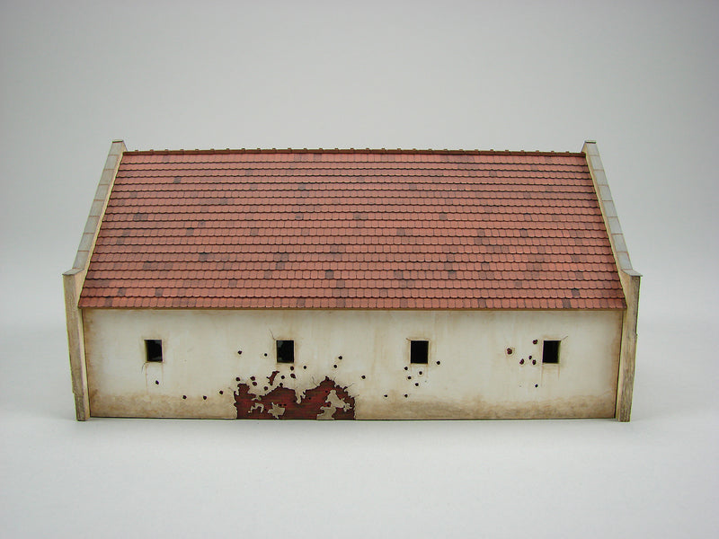 Photo of Old Workshop 1:87 Scale Vessel Railway Miniatures Laser-Cut Card Model Kit assembled building