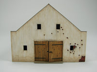 Photo of Old Workshop 1:87 Scale Vessel Railway Miniatures Laser-Cut Card Model Kit assembled building
