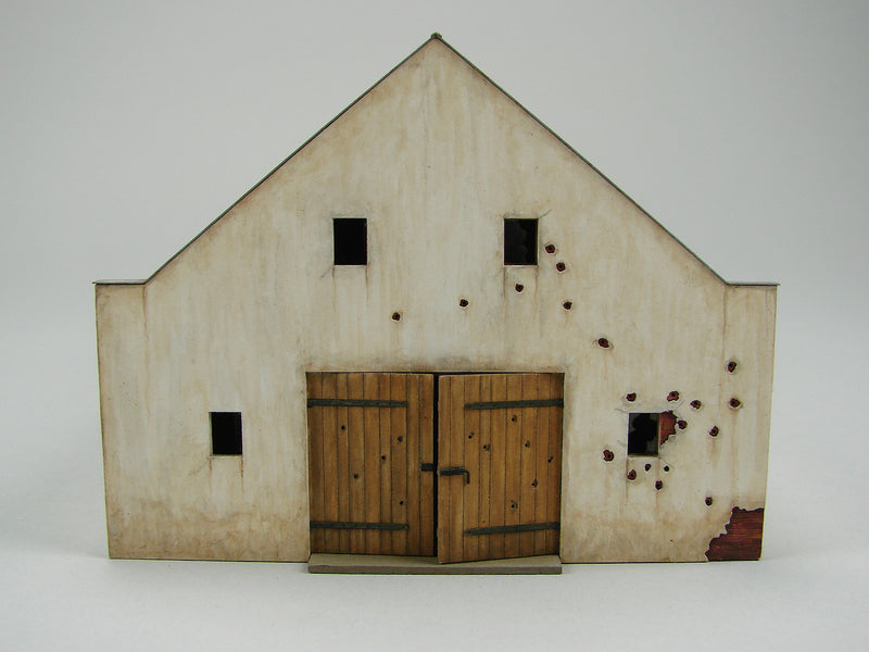 Photo of Old Workshop 1:87 Scale Vessel Railway Miniatures Laser-Cut Card Model Kit assembled building