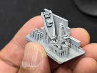 Photo of Portside RHIB & Crane A photo-etched detail set for Ticonderoga Class Cruiser 1:350 HSM-U350106S