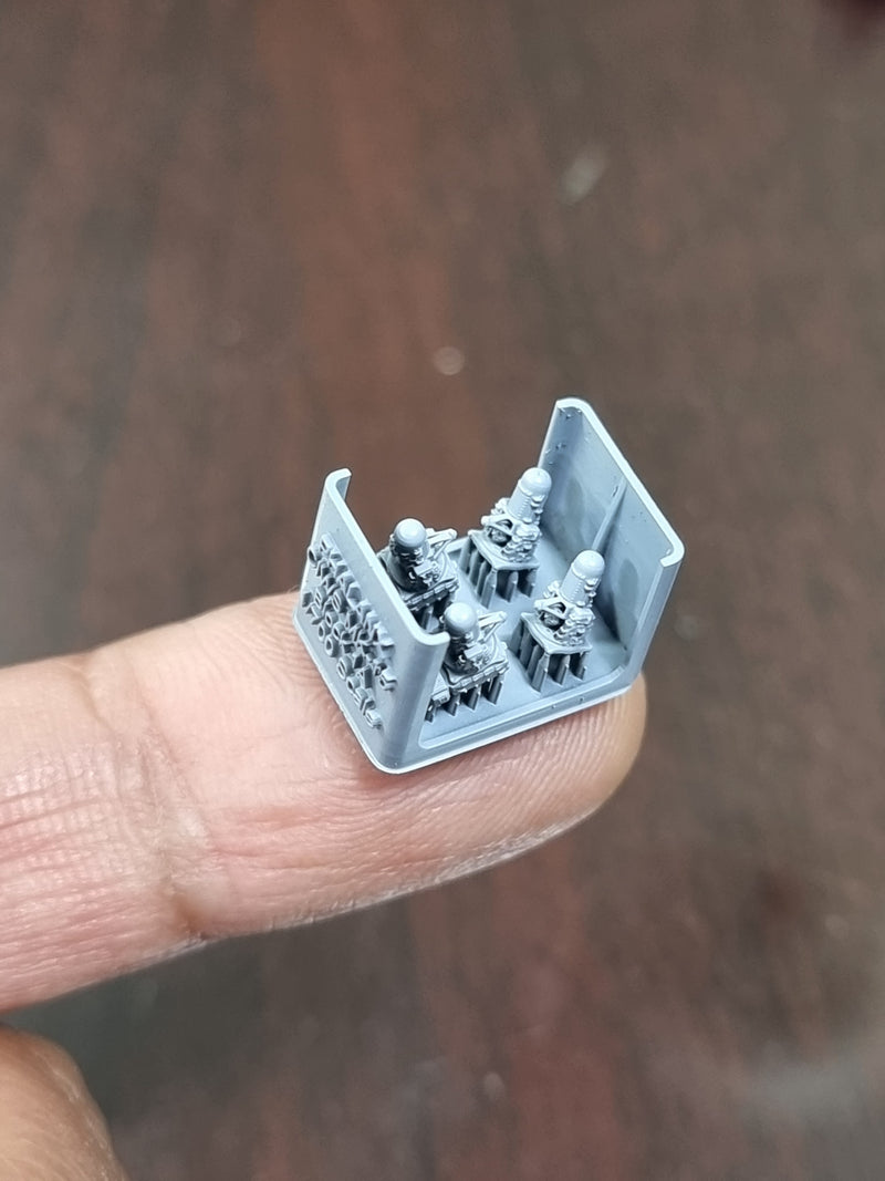Photo of Phalanx CIWS Block 1A 1/700 scale 3D printed resin model set from HS Model HSM-U700002S