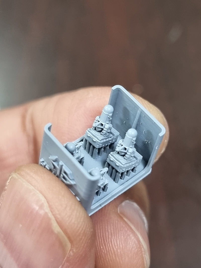 Photo of Phalanx CIWS Block 1A 1/700 scale 3D printed resin model set from HS Model HSM-U700002S