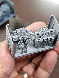 Photo of QF 2-Pounder Pom-Pom Octuple Mount 1:200 scale HS Model HSM-E200002S
