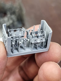 Photo of 1/350 scale 40mm Quad Bofors Late Version 2 with Mk.51 Gun Director 3D printed resin model set by HS Model