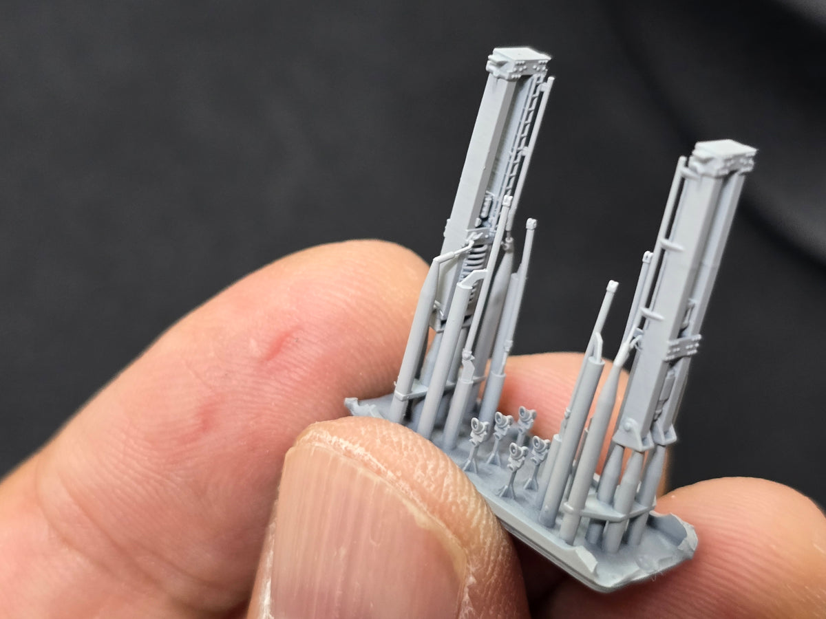 Photo of Replenishment Station for Arleigh Burke Class Destroyer 1:200 HS Model HSM-U200074S resin detail set