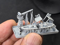 Photo of RHIB and Crane Type III photo-etched detail set for Arleigh Burke Class Destroyer 1:350 HSM-U350103S