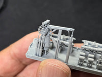 Photo of RHIB and Crane Type II detail set for Arleigh Burke Flight IIA destroyer 1:350 HS Model HSM-U350102S