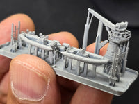 Photo of RHIB and Crane Type II detail set for Arleigh Burke Flight IIA destroyer 1:350 HS Model HSM-U350102S
