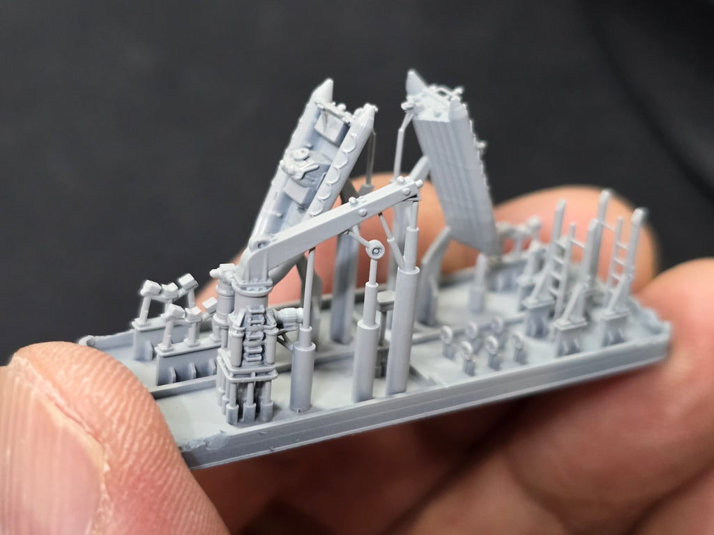 RHIB & Crane Type I 1:350 Arleigh Burke Flight I II Set – Modelland