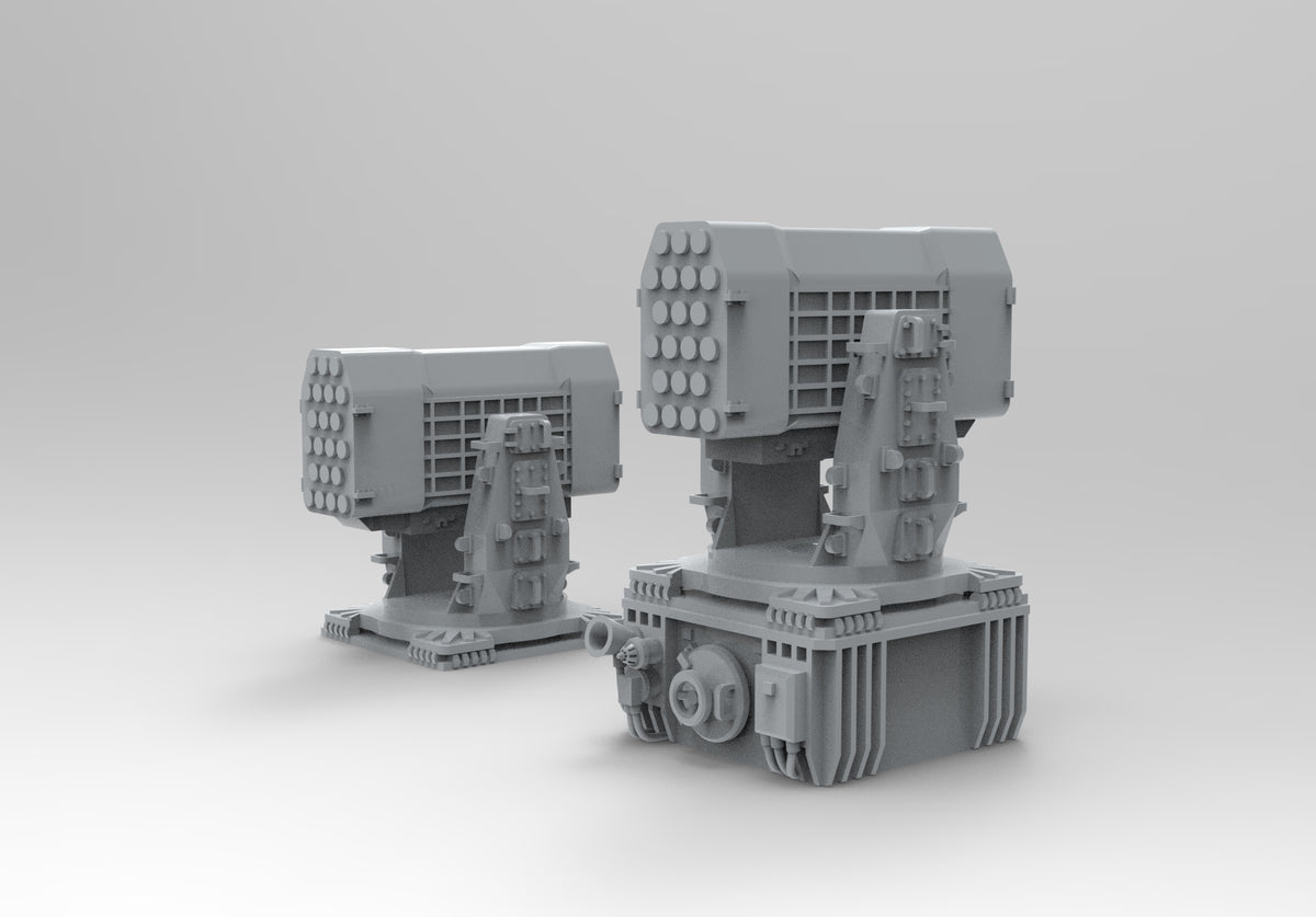 Photo of RIM-116 RAM Launcher 1/700 scale 3D printed resin model set by HS Model HSM-U700005S