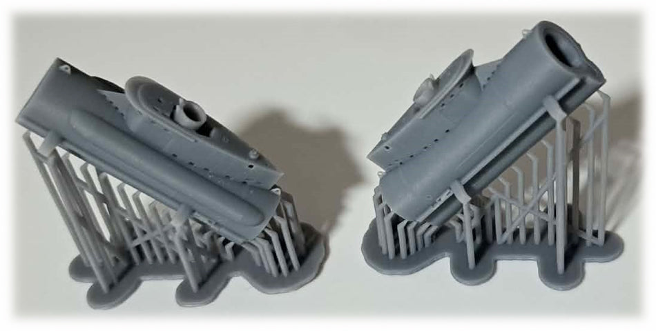 Photo of Seehund Type XXVIIB resin submarine model 1:144 scale by RCSubs RE-SEHU-144