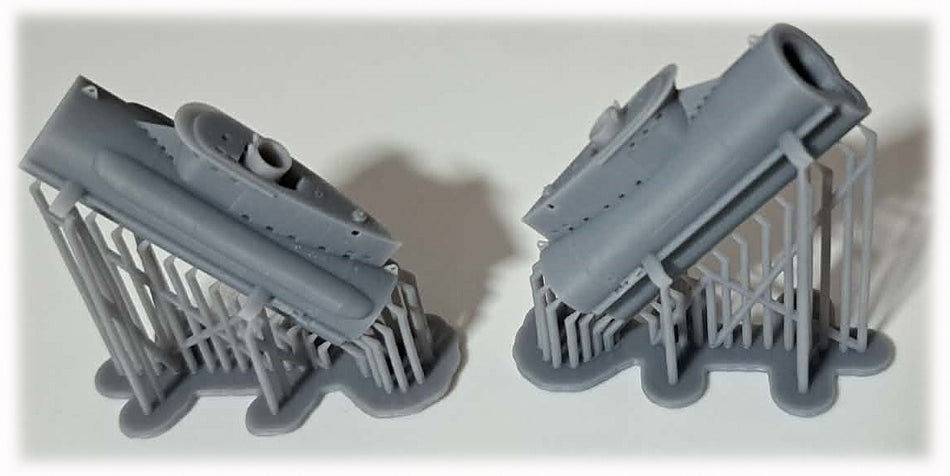 Photo of Seehund Type XXVIIB resin submarine model 1:144 scale by RCSubs RE-SEHU-144