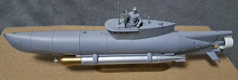 Photo of Seehund Type XXVIIB resin submarine model kit in 1:48 scale by RCSubs