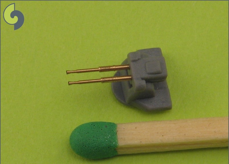 Photo of Master SM-400-003 1/400 scale Bofors 40 mm/56 brass barrels set for WWII warship models