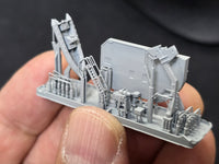 Photo of Starboard RHIB & Crane A photo-etched set for Ticonderoga-class cruiser 1:350 HS Model HSM-U350104S