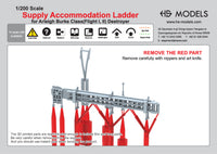 Photo of Supply Accommodation Ladder for Arleigh Burke-class destroyer 1/200 scale resin detail set HSM-U200073S
