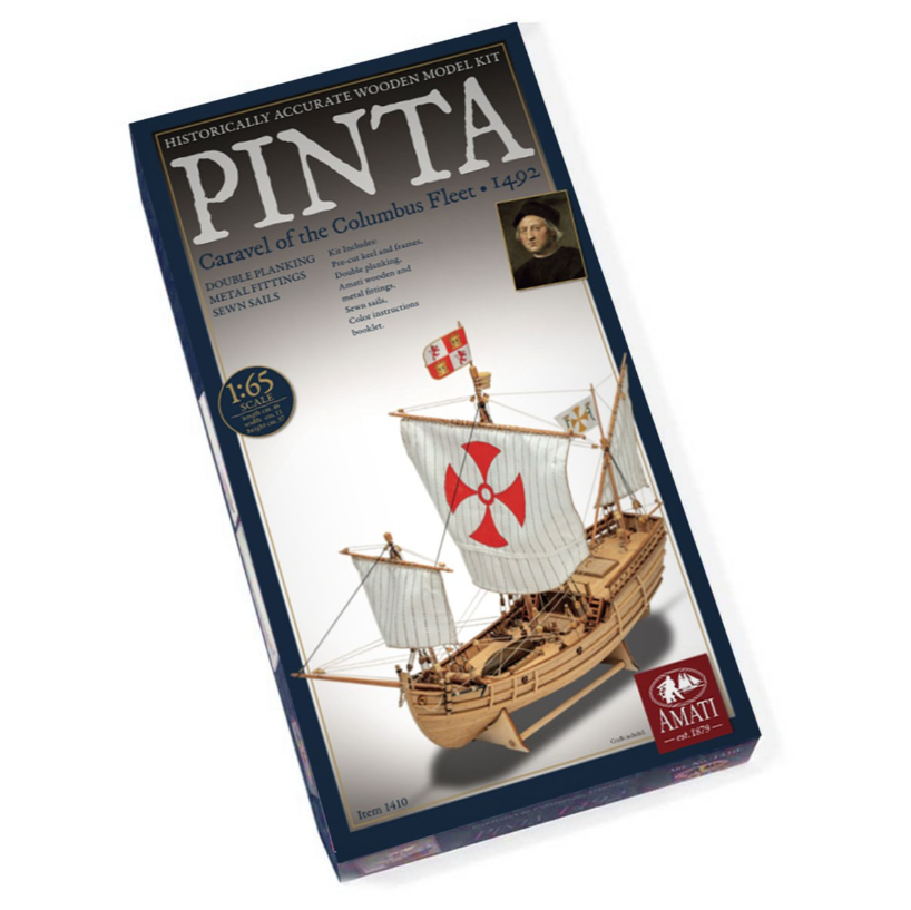 Amati B1410 Pinta 1/65 Scale Model Kit - Authentic Historical Replica ...
