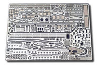 Photo of German U-Boat Type XXIII detail set 1:144 scale with photo-etched and 3D resin parts for Revell 05140 and ICM S.004