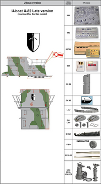 VIIC U-Boat Big Edition Upgrade for Boarder BS-001 1:35 RCSubs