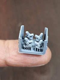 Photo of SEARAM CIWS 1/700 scale 3D printed resin model set from HS Model HSM-U700004S