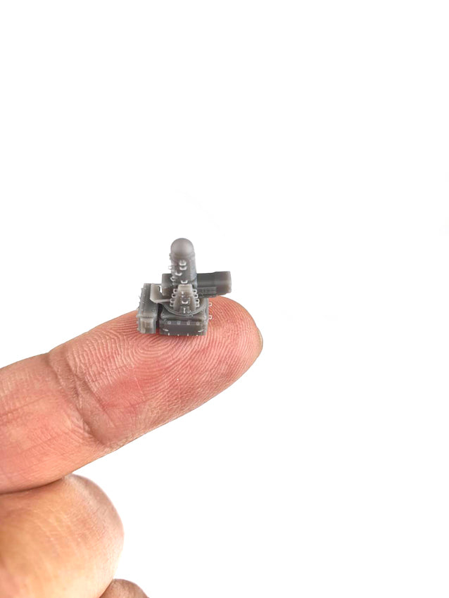 Photo of 1/350 scale SEARAM CIWS resin model set by HS Model HSM-U350004S