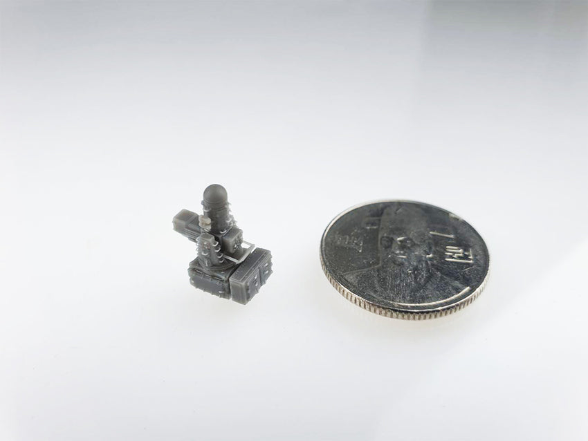 Photo of 1/350 scale SEARAM CIWS resin model set by HS Model HSM-U350004S