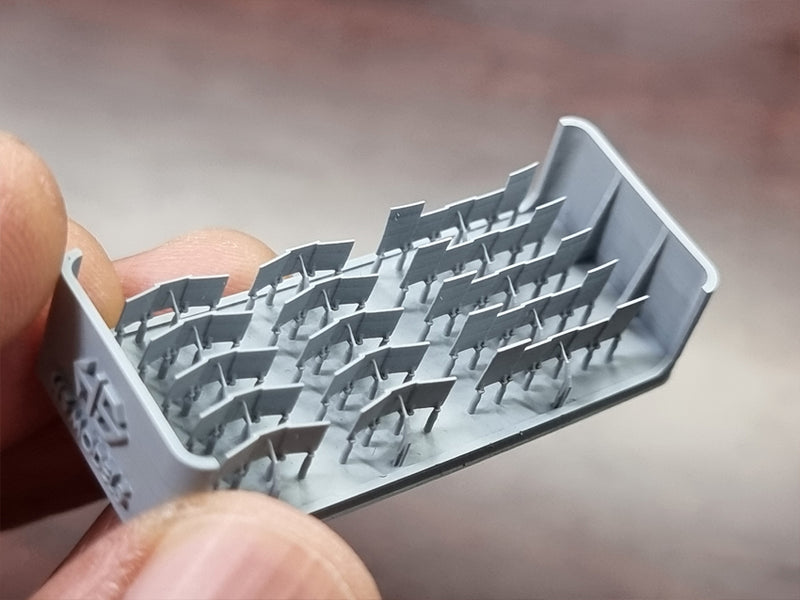 Photo of 12.7mm M2 Machine Gun with Shield 1/350 scale resin set by HS Model