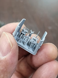 Photo of 40mm Single Bofors 1:350 HS Model HSM-U350021S 6pcs naval AA guns detail set