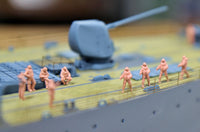 Photo of US Navy Figures Type 2 1:200 resin mooring crew set with 25 naval figures for ship models