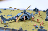 Photo of HS Model US Navy Figures Type 3 1:200 resin flight deck crew set with 25 detailed naval figures