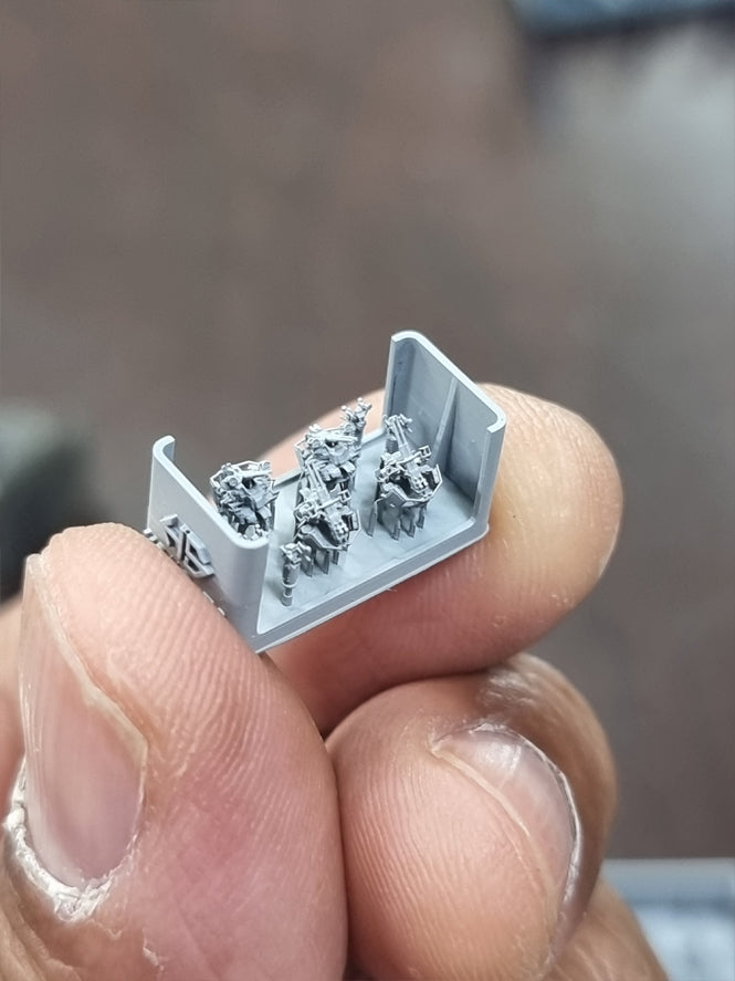 Photo of 40mm Twin Bofors Late Version with Mk51 Gun Director 1:700 HS Model HSM-U700030S