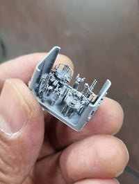 Photo of 40mm Twin Bofors Early Version 2 with Mk.51 Director 1/350 scale resin model set by HS Model