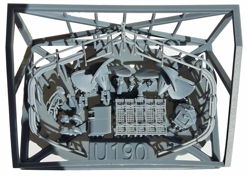 Photo of resin detail set for German U-boat U-190 Type IXC/40 1:72 Revell 05133 by RCSubs