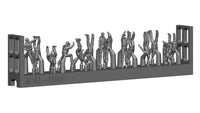 Photo of Modern US Navy Crew Set in 1:200 Scale by ION Models (U200-003) – 72 detailed resin figures for naval ship models and dioramas
