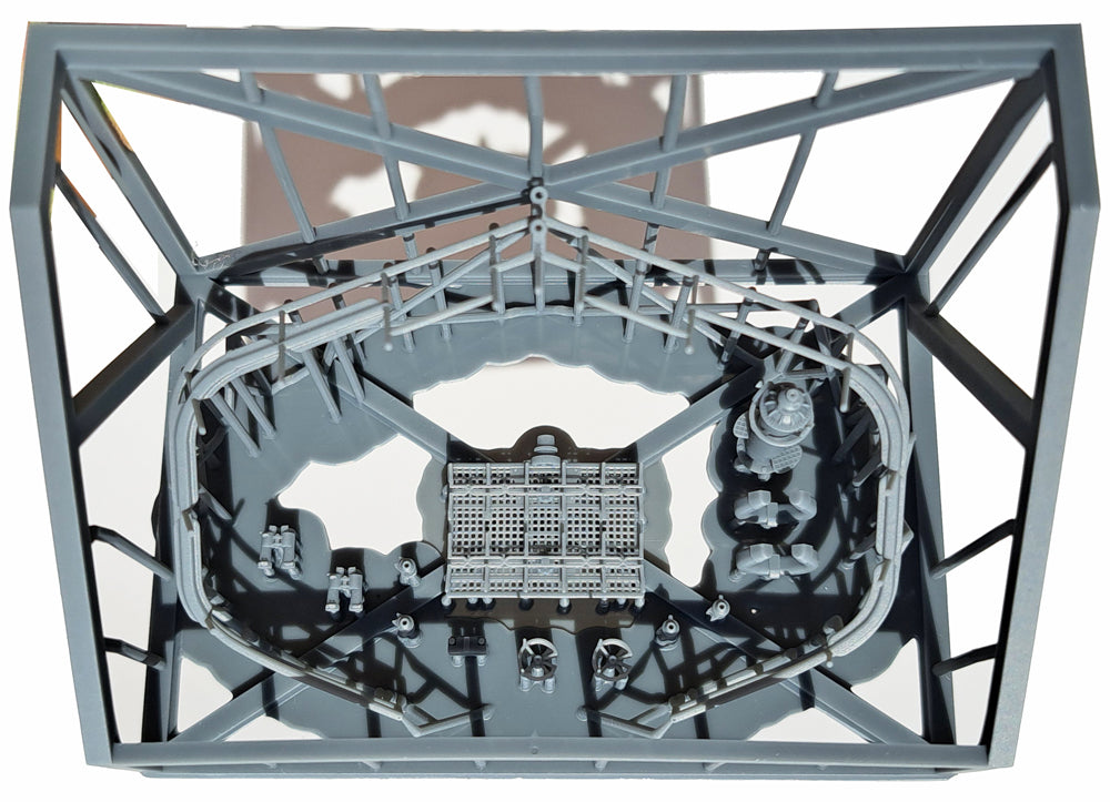 Photo of U-Boat Type IXC U-505 1:72 Revell resin 3D print upgrade kit with detailed submarine accessories