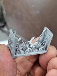 Photo of US Navy modern 1/350 scale anchor set with chain by HS Model
