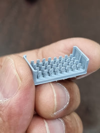 Photo of US Navy Watertight Door Type 2 1:700 scale resin model set by HS Model HSM-U700024S showing 64 detailed watertight doors for ship modeling.