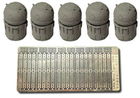 Photo of German SMA naval sea mines resin 3D printed set 1:72 scale by RCSubs