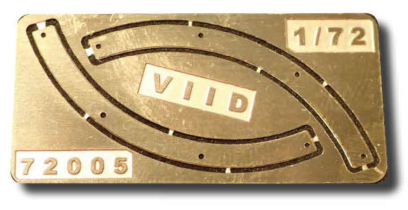 Photo of photo-etched deck and detail set for German U-Boat Type VIID 1:72 Revell 05015 RC Subs 031