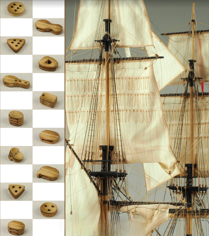 DIY 4.5mm Rigging Block Kit by Shipyard – Enhance Your Model Ship ...
