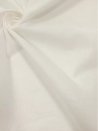 Photo of lightweight 100% cotton batiste sail cloth fabric 80gsm in ecru for model ship sails 1:50–1:96